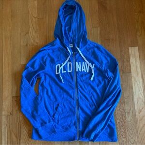Old Navy Logo Lightweight Zip Up Hoodie - Women’s Size Medium